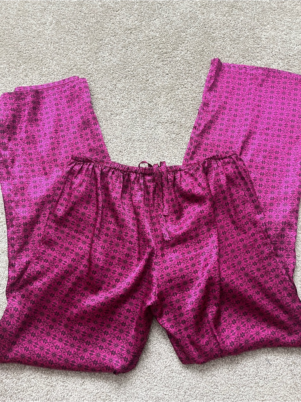 La SENZA Pink Geometric Print Pajama Pants
